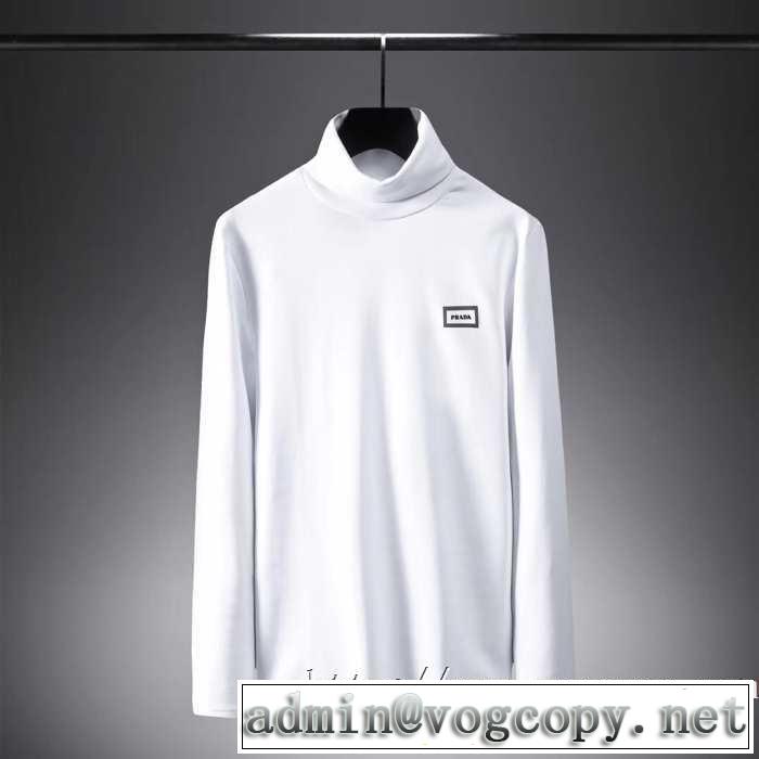 トレンド入り確実最新コレクション 2019秋冬トレンドアイテム プラダ PRADA 長袖Tシャツ