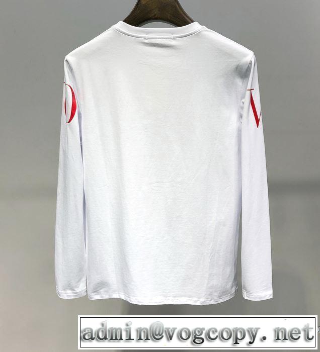 ヴァレンティノ VALENTINO 長袖Tシャツ 2色可選 2019春夏は人気定番 今期のトレンド定番アイテム