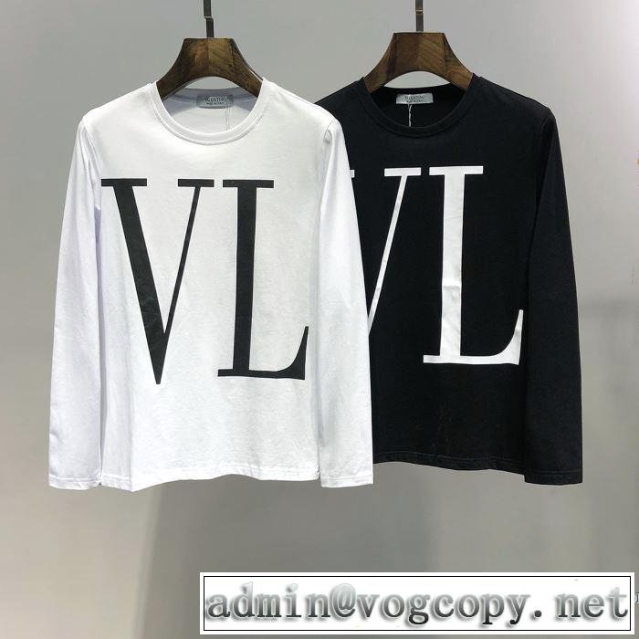 おすすめ大人かわいい着こなし 2019年の春夏に着たい ヴァレンティノ VALENTINO 長袖Tシャツ 2色可選