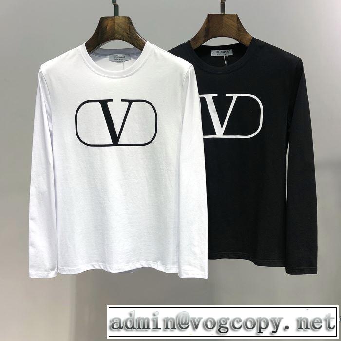長袖Tシャツ 2色可選 ヴァレンティノ VALENTINO 今季のトレンド人気新作 2019春夏も引き続きトレンド