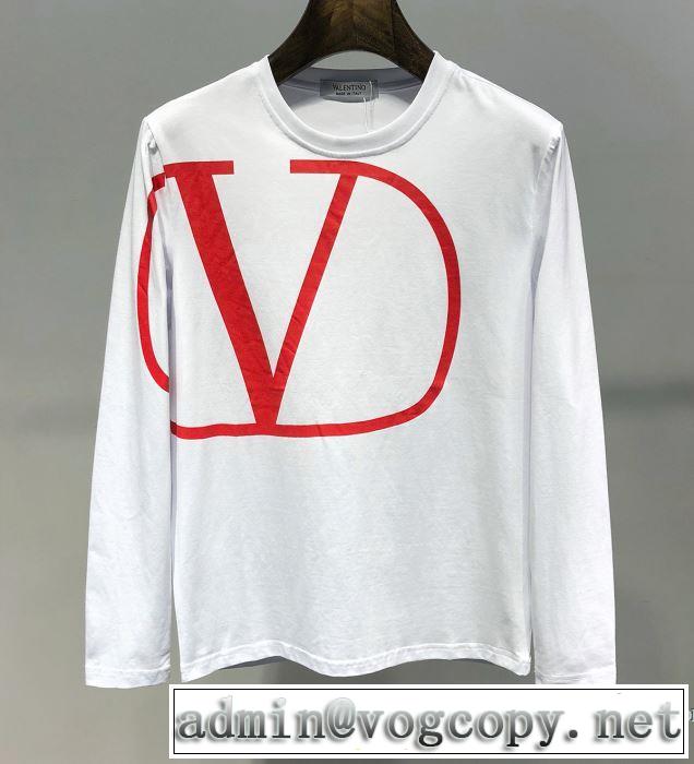 ヴァレンティノ VALENTINO 長袖Tシャツ 2色可選 【2019春夏】最新コレクション お洒落トレンド人気