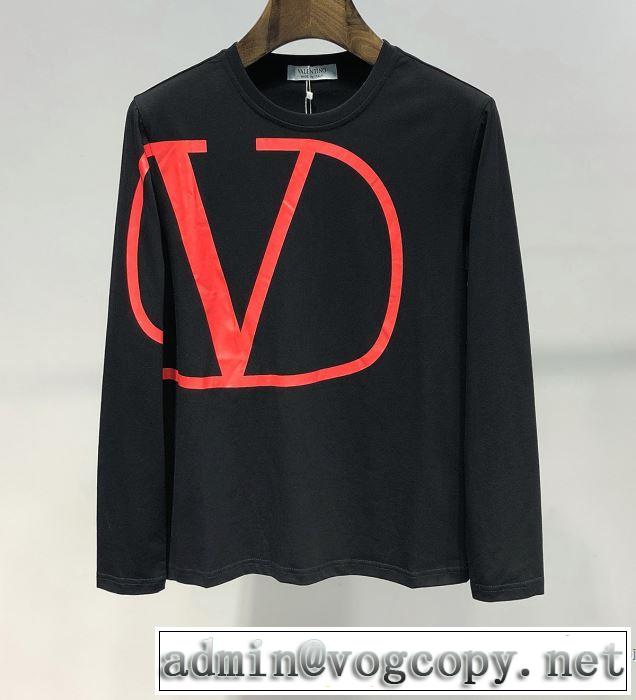 ヴァレンティノ VALENTINO 長袖Tシャツ 2色可選 【2019春夏】最新コレクション お洒落トレンド人気