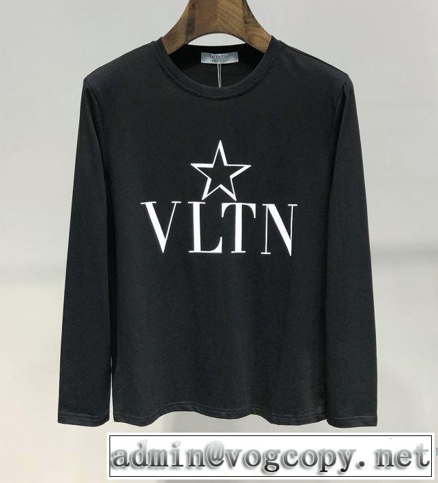 2019SSのトレンド商品 まずは定番！人気アイテム ヴァレンティノ VALENTINO 長袖Tシャツ 2色可選