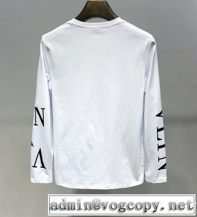 最も目立ったブランド新品 ヴァレンティノ VALENTINO 長袖Tシャツ 2色可選 2019春夏トレンドアイテム