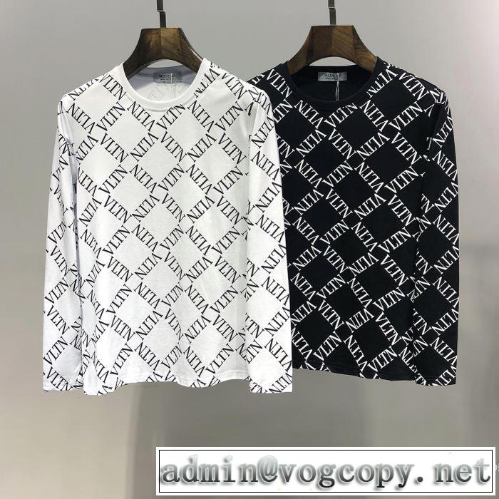 ヴァレンティノ VALENTINO 長袖Tシャツ 2色可選 2019年春夏シーズンの人気 絶妙にオシャレ人気アイテム