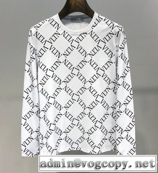 ヴァレンティノ VALENTINO 長袖Tシャツ 2色可選 2019年春夏シーズンの人気 絶妙にオシャレ人気アイテム