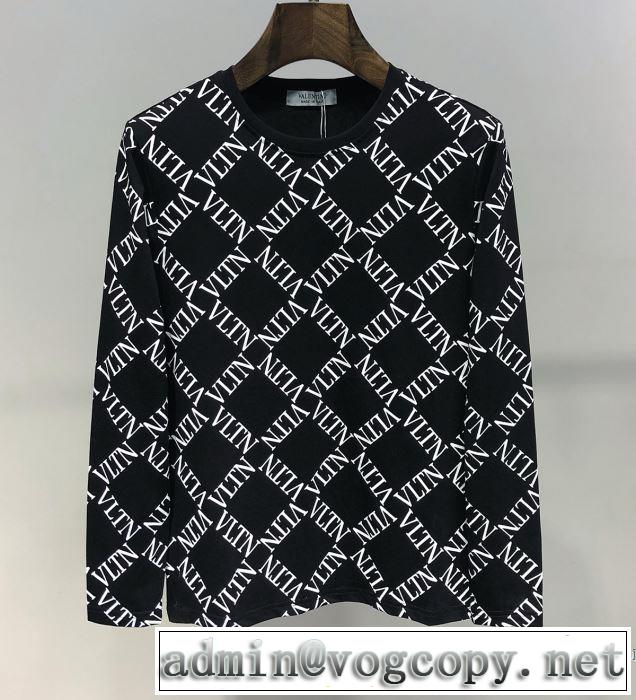 ヴァレンティノ VALENTINO 長袖Tシャツ 2色可選 2019年春夏シーズンの人気 絶妙にオシャレ人気アイテム