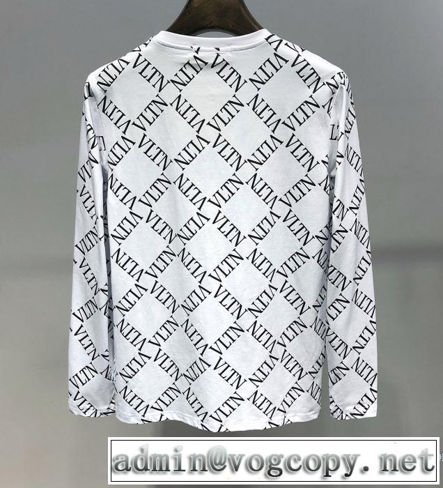 ヴァレンティノ VALENTINO 長袖Tシャツ 2色可選 2019年春夏シーズンの人気 絶妙にオシャレ人気アイテム