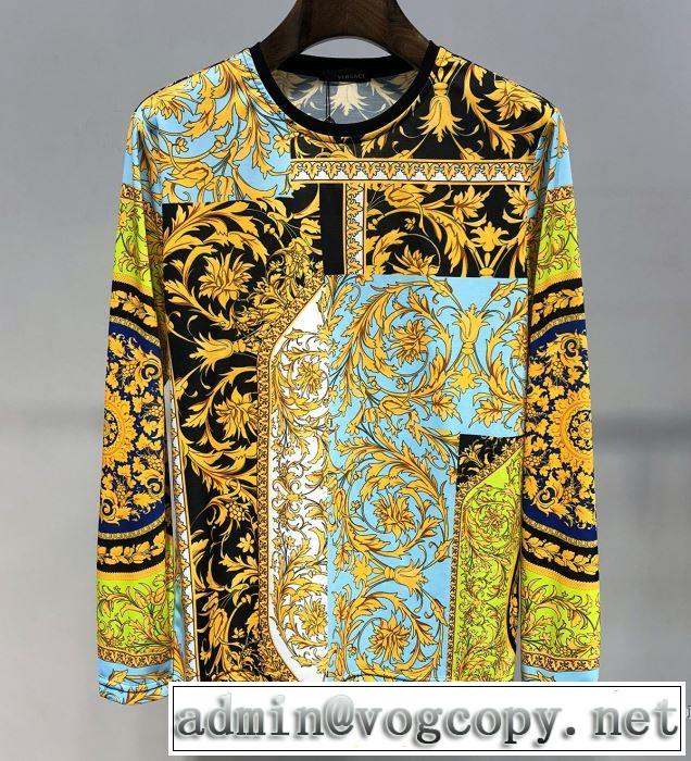 2019春夏も引き続きトレンド ヴェルサーチ VERSACE 長袖Tシャツ まずは定番！人気アイテム
