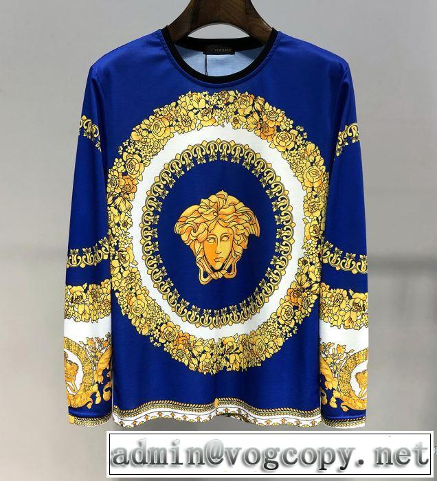 ヴェルサーチ VERSACE 長袖Tシャツ 《2019年》今、注目のストリート ブランドの話題の新作も！