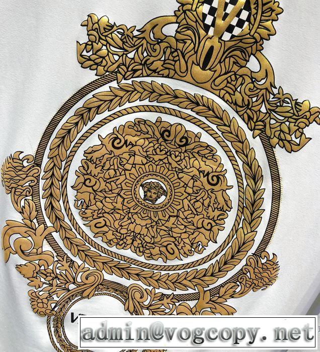 オススメしたい最新注目ファション ヴェルサーチ VERSACE 長袖Tシャツ 2色可選 2019年最新ファッション