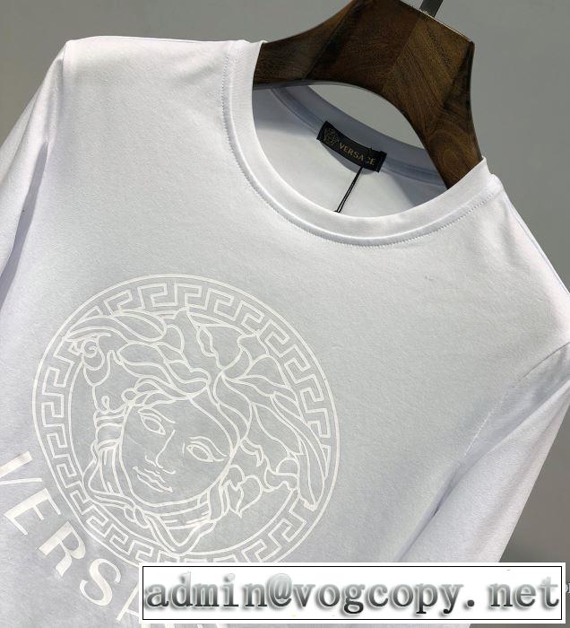 ヴェルサーチ VERSACE 長袖Tシャツ 2色可選 【2019春夏】最新コレクション お洒落トレンド人気