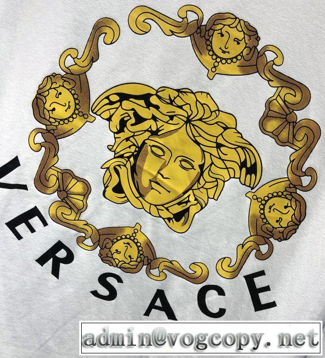 ヴェルサーチ VERSACE 長袖Tシャツ 2色可選 春夏シンプルファッションでOK！2019春夏は人気定番
