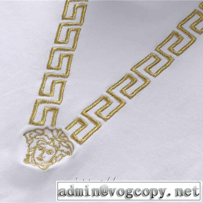 2色可選 長袖Tシャツ ヴェルサーチ VERSACE 2019秋のファッショントレンドはこれ 今季トレンド新作はこれ