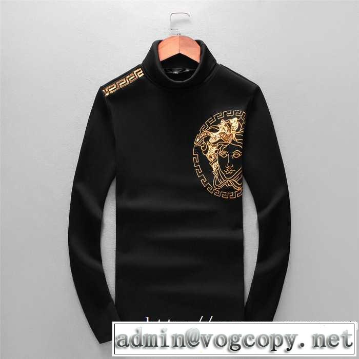 ヴェルサーチ VERSACE 長袖Tシャツ 絶対おさえるべきカラーと最新 2019秋冬トレンドアイテム