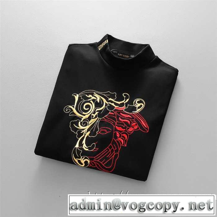 人気ブランドの新作秋冬トレンド  2019年秋冬に欠かせない ヴェルサーチ VERSACE 長袖Tシャツ