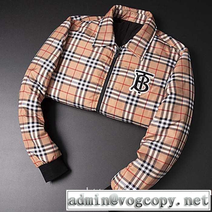 BURBERRY 今季トレンドをうまく取り ダウンジャケット メンズ 2019トレンドファッション新品 バーバリー お洒落で秋冬注目トレンド