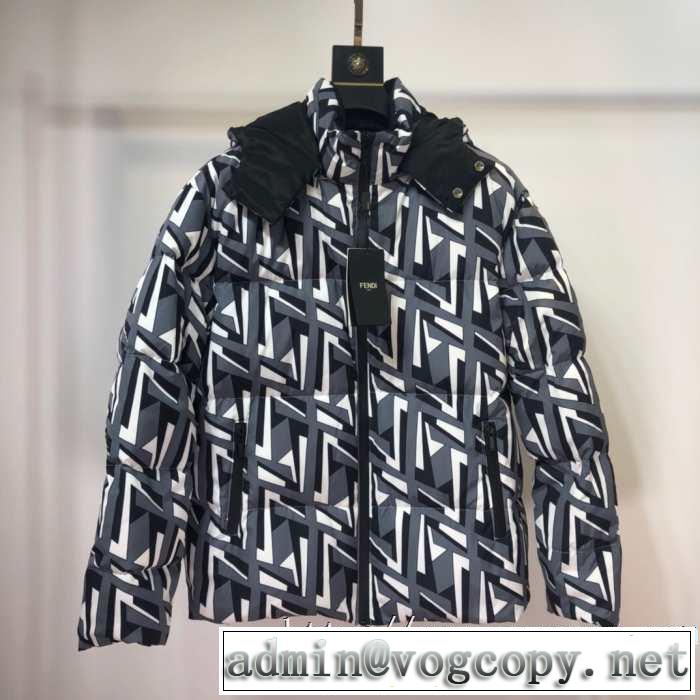 フェンディ おしゃれ感度が高い秋冬トレンド FENDI オシャレスタイルが今年流 ダウンジャケット メンズ  2019-20秋冬取り入れやすい