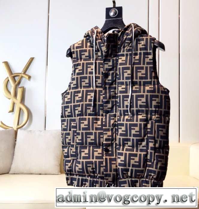 先取り 2019/2020秋冬ファッション ダウンジャケット最新作おすすめしたい秋冬  メンズ フェンディ FENDI 寒い季節トレンド上品