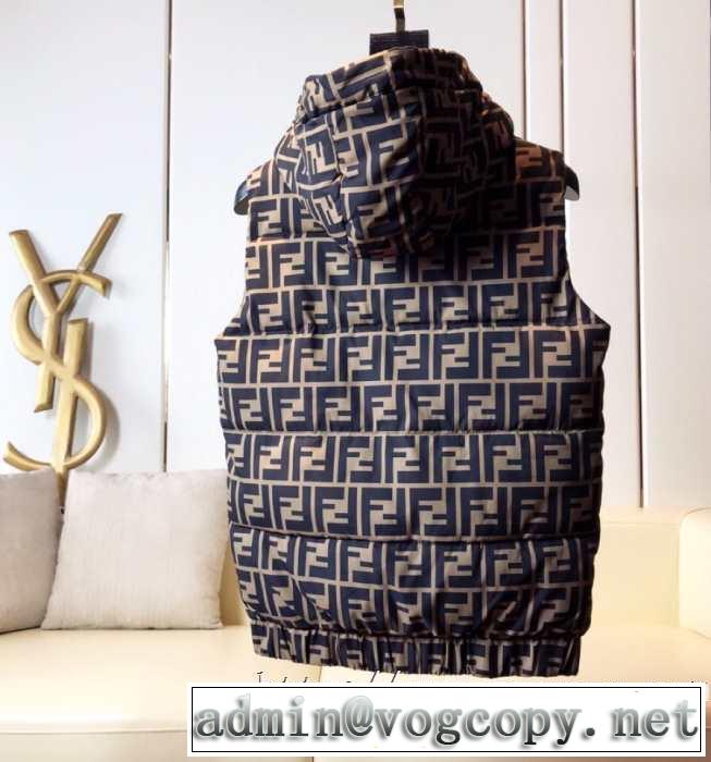 先取り 2019/2020秋冬ファッション ダウンジャケット最新作おすすめしたい秋冬  メンズ フェンディ FENDI 寒い季節トレンド上品