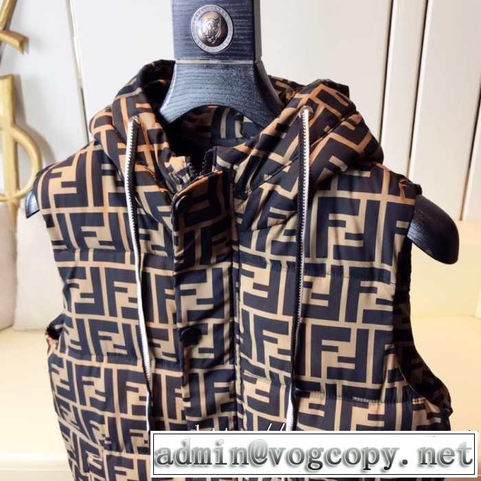 先取り 2019/2020秋冬ファッション ダウンジャケット最新作おすすめしたい秋冬  メンズ フェンディ FENDI 寒い季節トレンド上品