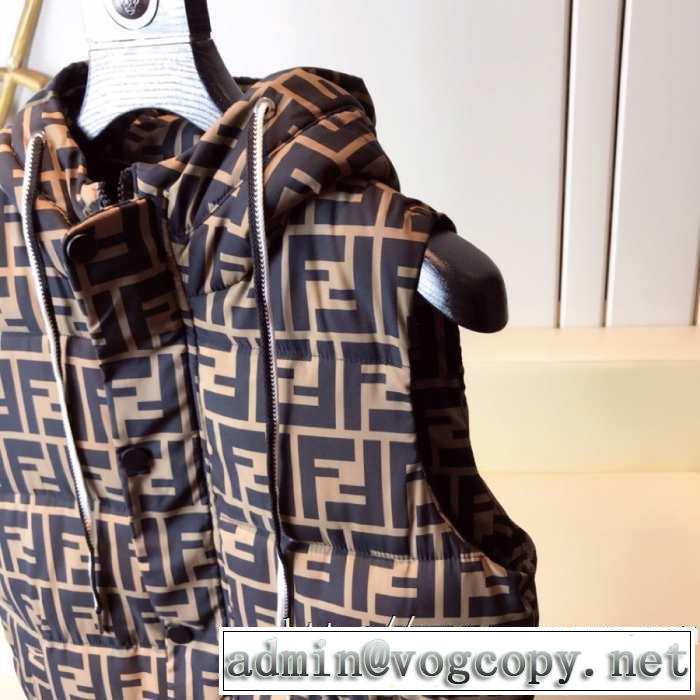 先取り 2019/2020秋冬ファッション ダウンジャケット最新作おすすめしたい秋冬  メンズ フェンディ FENDI 寒い季節トレンド上品