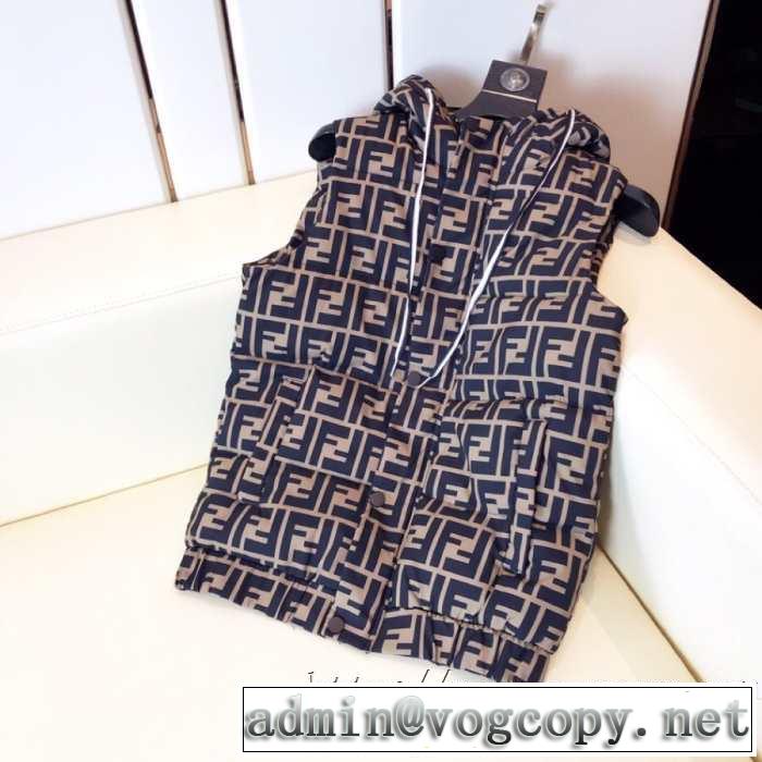 先取り 2019/2020秋冬ファッション ダウンジャケット最新作おすすめしたい秋冬  メンズ フェンディ FENDI 寒い季節トレンド上品