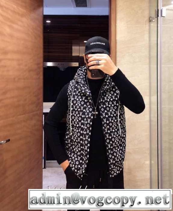 2色可選 秋冬ファッションコーディネート ルイ ヴィトン 最新トレンドコーデおすすめ LOUIS VUITTON 最重要！2019秋冬トレンド  メンズ ダウンジャケット