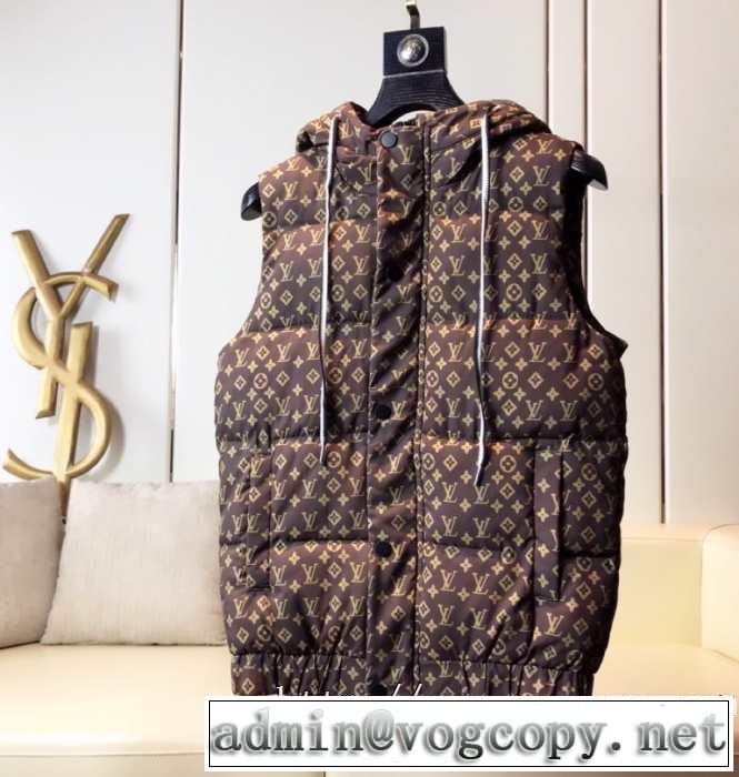 2色可選 秋冬ファッションコーディネート ルイ ヴィトン 最新トレンドコーデおすすめ LOUIS VUITTON 最重要！2019秋冬トレンド  メンズ ダウンジャケット