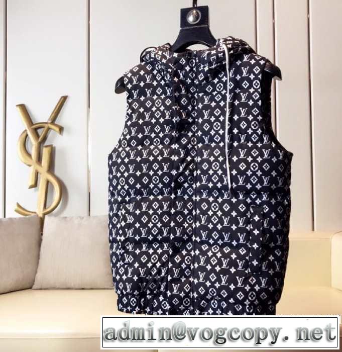 2色可選 秋冬ファッションコーディネート ルイ ヴィトン 最新トレンドコーデおすすめ LOUIS VUITTON 最重要！2019秋冬トレンド  メンズ ダウンジャケット