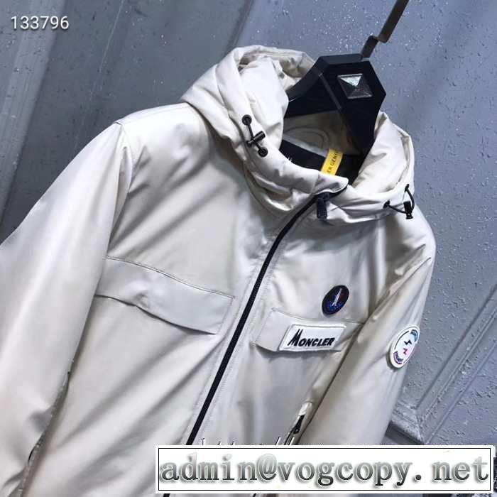 モンクレール お洒落で秋冬注目トレンド MONCLER 2色可選 2019トレンドファッション新品 メンズ ダウンジャケット 今季トレンドをうまく取り