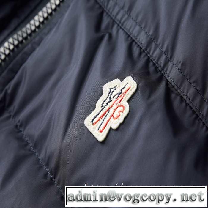 メンズ ダウンジャケット 2色可選 秋服コーデ2019年版 モンクレール 大胆なチェックの人気トレンド MONCLER 秋にはやる最新作を先取り
