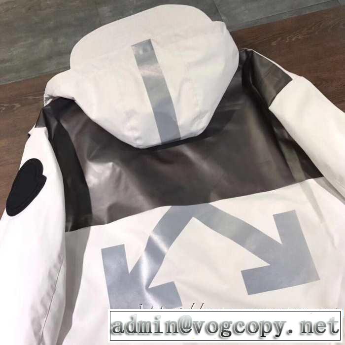 2色可選 取り 2019/2020秋冬ファッション メンズ ダウンジャケット 最新作おすすめしたい秋冬 Off-White オフホワイト 寒い季節トレンド上品