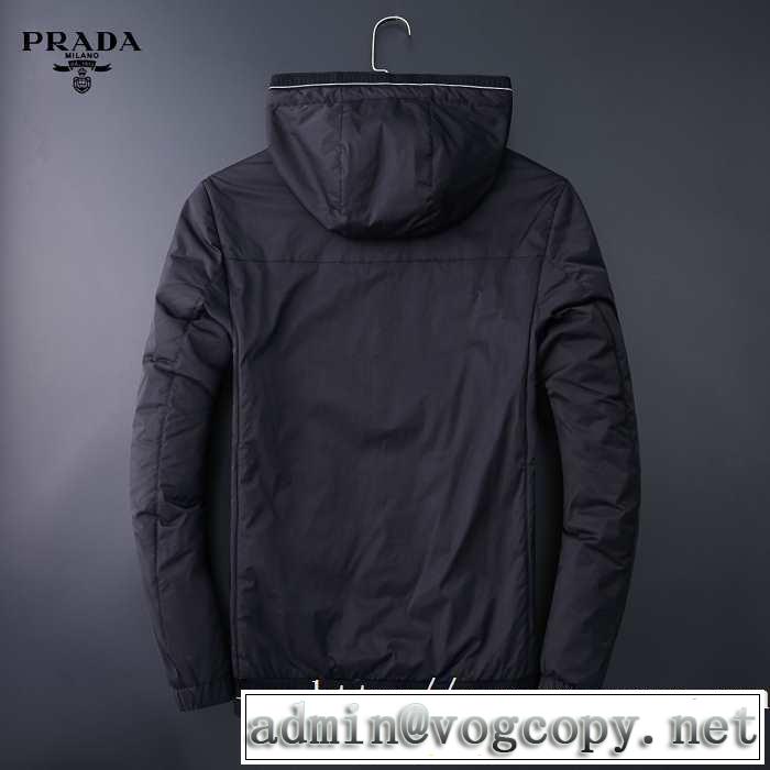 2019秋冬最重要アイテム プラダ ファッション上級者向け PRADA 素敵続くトレンド メンズ ダウンジャケット 人気の秋冬新作再登場