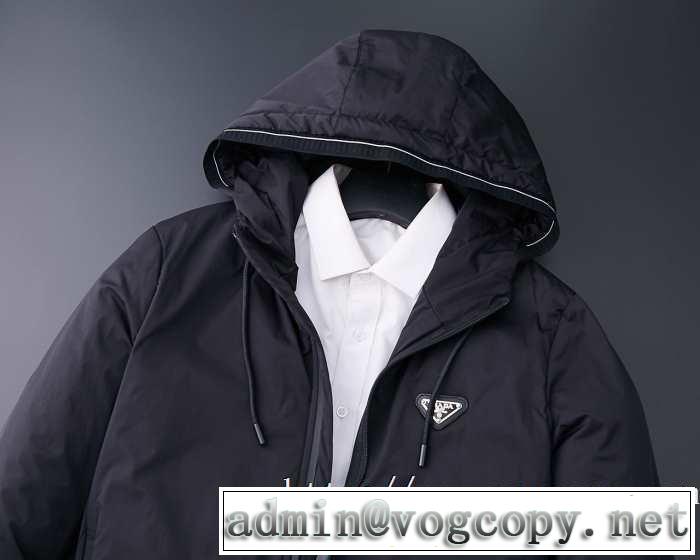 2019秋冬最重要アイテム プラダ ファッション上級者向け PRADA 素敵続くトレンド メンズ ダウンジャケット 人気の秋冬新作再登場