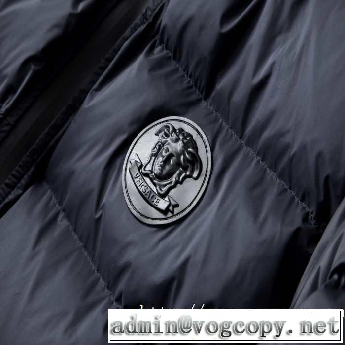 VERSACE 秋にこれがはやりそう ヴェルサーチ 注目の秋ファッション一番  2色可選 メンズ ダウンジャケット 2019秋冬トレンド押さえておきたい