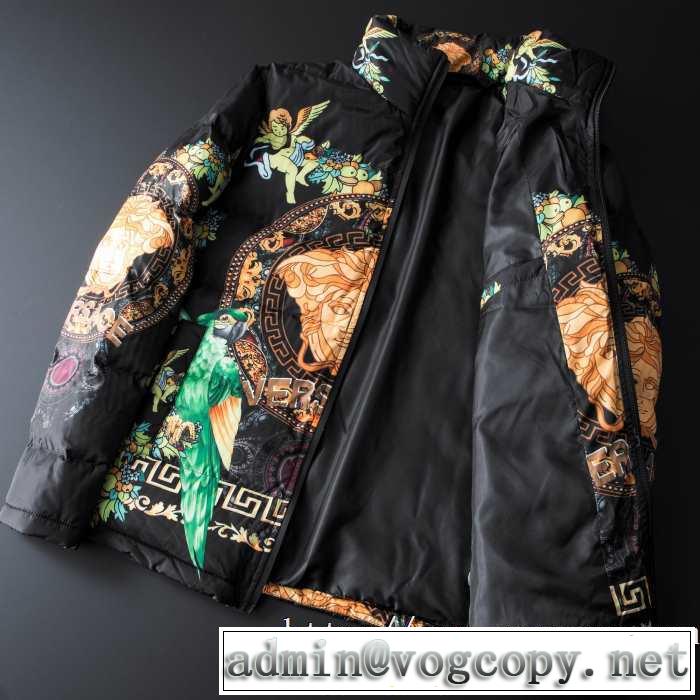 秋にはやる最新作を先取り ヴェルサーチ 2019秋冬トレンドアイテム VERSACE さわやかに新品おすすめ メンズ ダウンジャケット