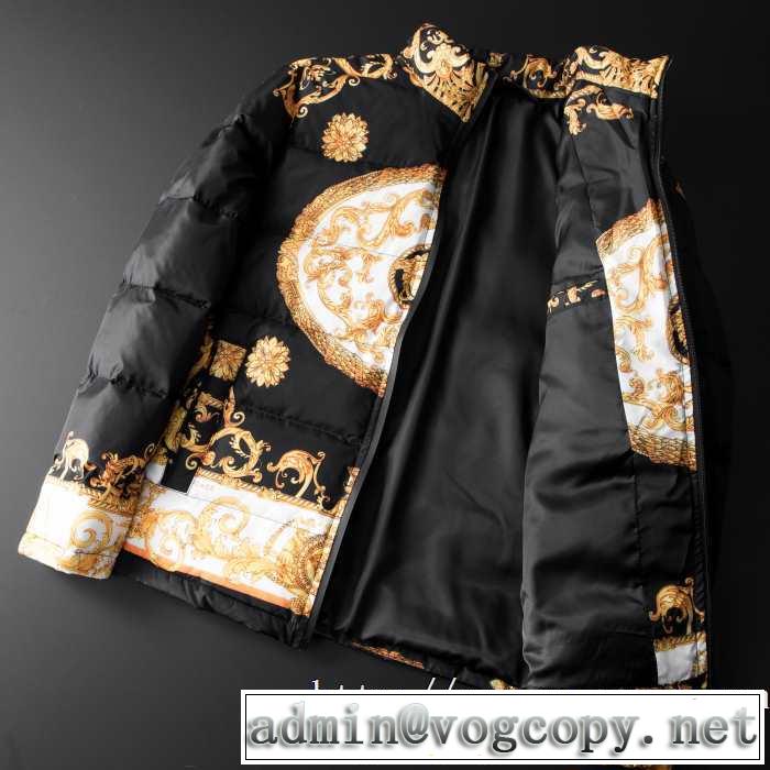 ヴェルサーチ 素敵続くトレンド VERSACE 2019秋冬トレンドデザイン メンズ ダウンジャケット 今年注目すべき秋冬ファッション