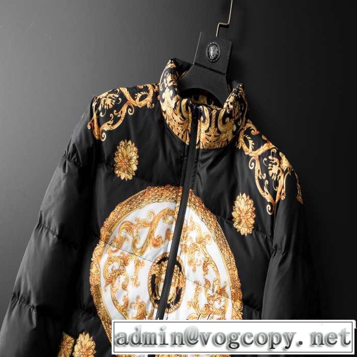 ヴェルサーチ 素敵続くトレンド VERSACE 2019秋冬トレンドデザイン メンズ ダウンジャケット 今年注目すべき秋冬ファッション