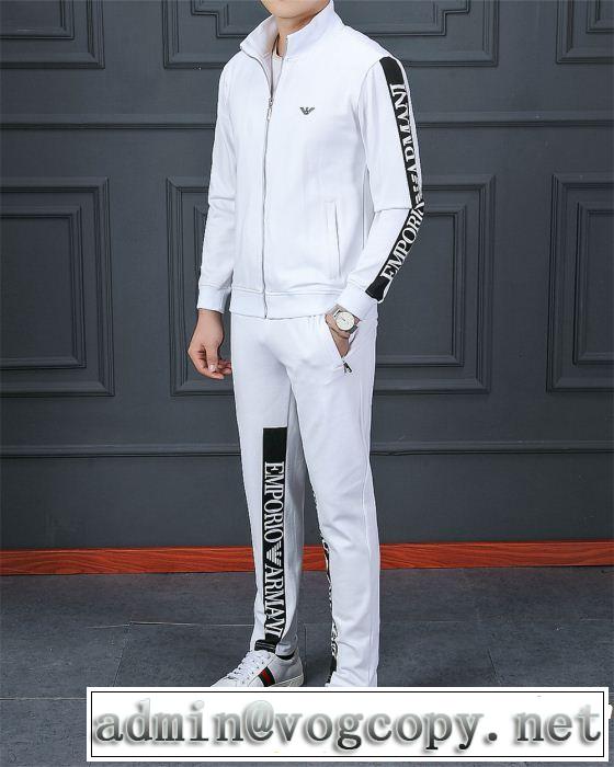 ARMANI 最新で男性にもお勧め アルマーニ2019夏ファション新品 SALEお得にGET 上下セット