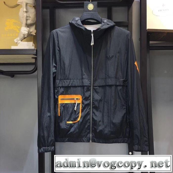 2019-20秋冬トレンドファッション アルマーニ ARMANI 最新秋冬トレンドをチェック 2色可選 ハーフコート 秋冬流行りファション