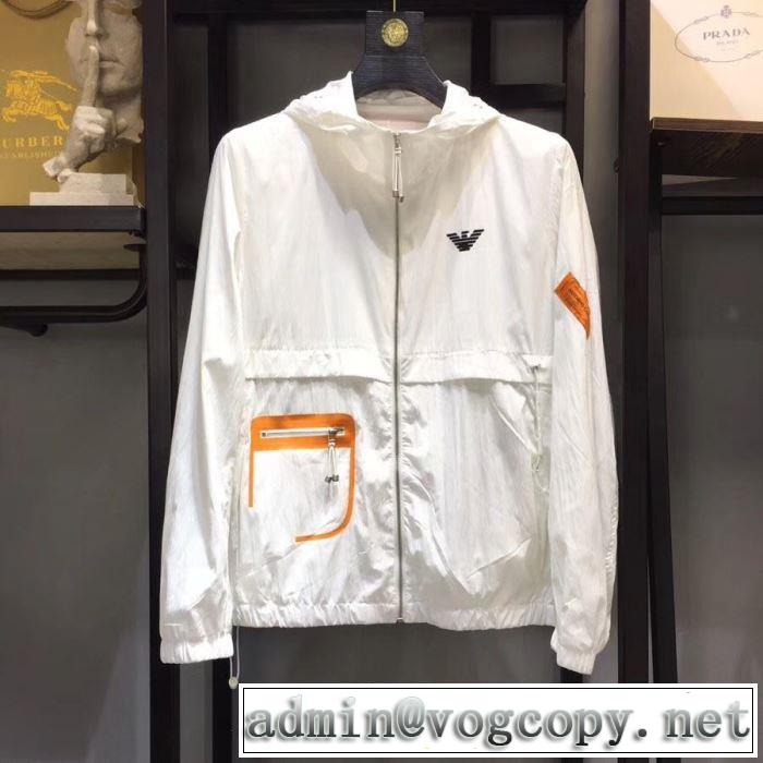 2019-20秋冬トレンドファッション アルマーニ ARMANI 最新秋冬トレンドをチェック 2色可選 ハーフコート 秋冬流行りファション