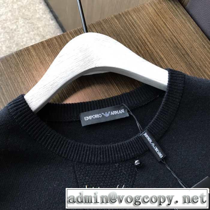 秋服コーデ2019年版 アルマーニ ARMANI プルオーバーパーカー 2色可選 注目の秋ファッション一番