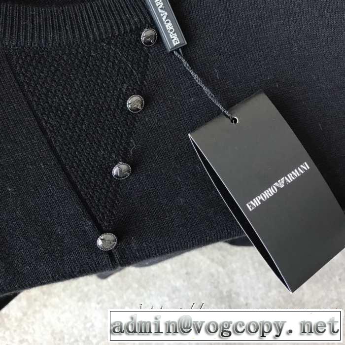 秋服コーデ2019年版 アルマーニ ARMANI プルオーバーパーカー 2色可選 注目の秋ファッション一番