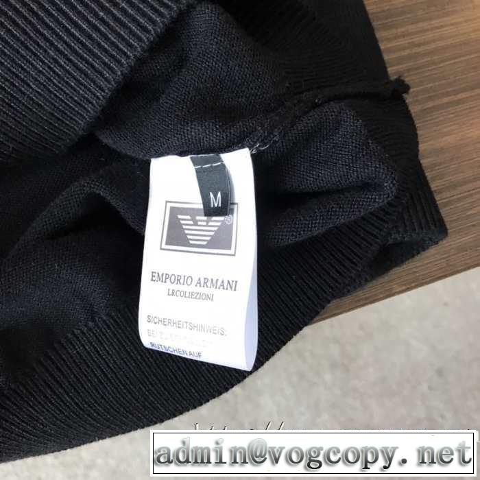 秋服コーデ2019年版 アルマーニ ARMANI プルオーバーパーカー 2色可選 注目の秋ファッション一番