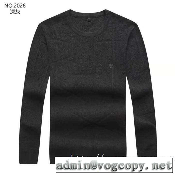 アルマーニ ARMANI プルオーバーパーカー 3色可選 気になる2019年秋のファッション 人気の秋冬新作再登場