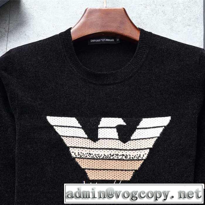 2色可選 プルオーバーパーカー 2020秋冬流行ファション 秋冬もちろん主役級  アルマーニ ARMANI
