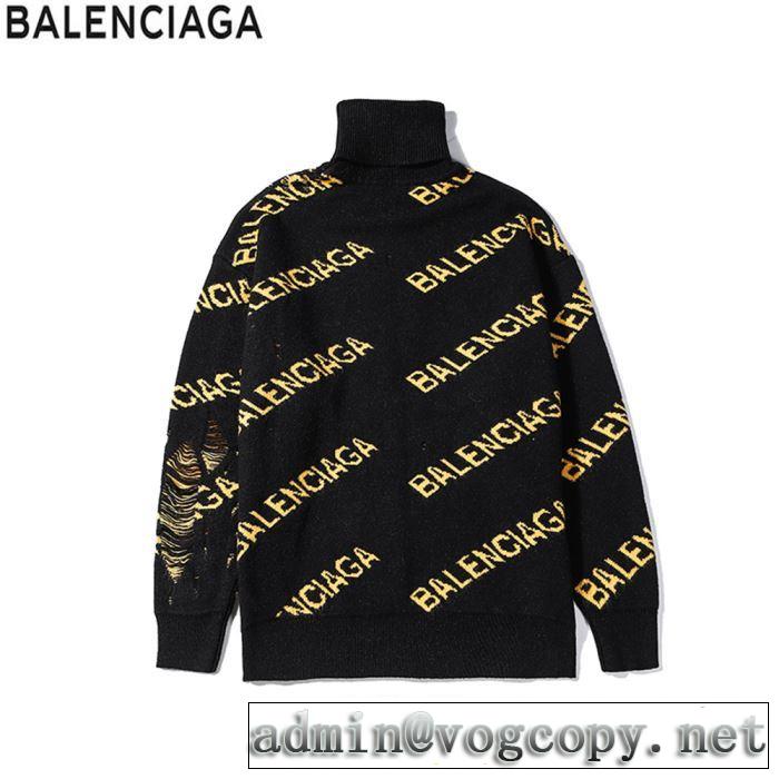秋冬から人気継続中 バレンシアガ シンプルに着こなしたい BALENCIAGA 最速2019秋冬トレンドブランド ウールコート