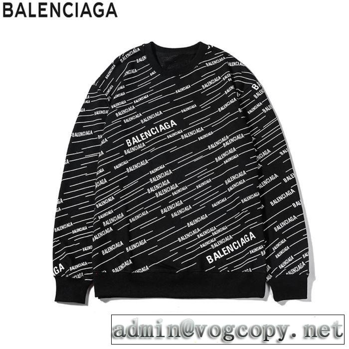 おしゃれに秋を迎えるために バレンシアガ BALENCIAGA 2019トレンドカラー秋冬セール プルオーバーパーカー 2色可選