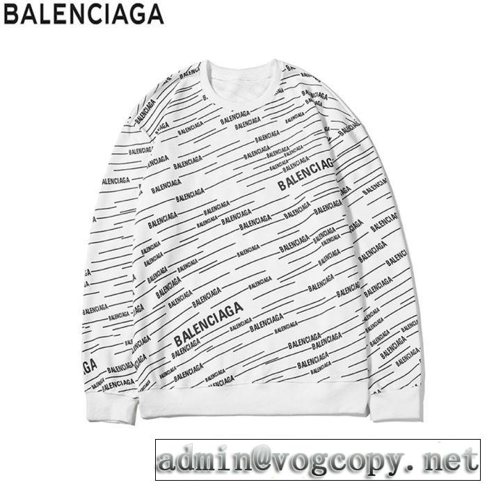 おしゃれに秋を迎えるために バレンシアガ BALENCIAGA 2019トレンドカラー秋冬セール プルオーバーパーカー 2色可選